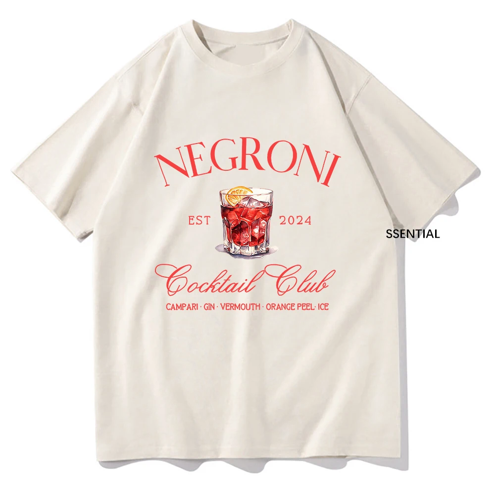 Tee Graphic Print - Negroni Social Club T Shirts Fashion