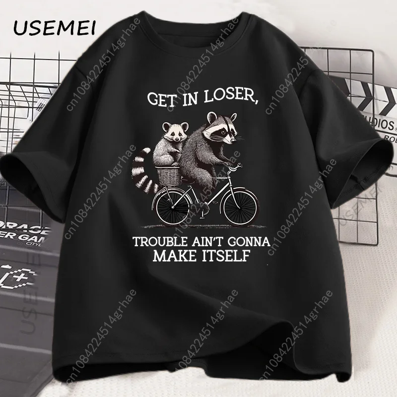 Get in Loser T Shirt Funny Rac - огляд і ціна Tee Graphic Print