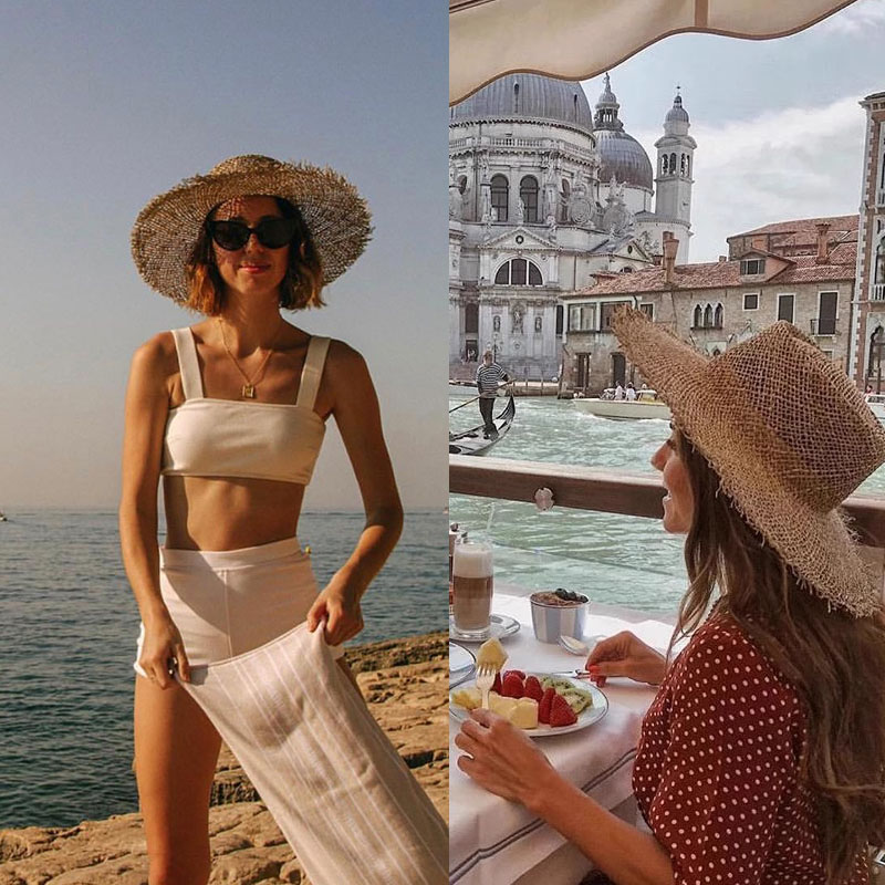 100% Natural Grasses Panama Be - огляд і ціна Bucket Hat Straw