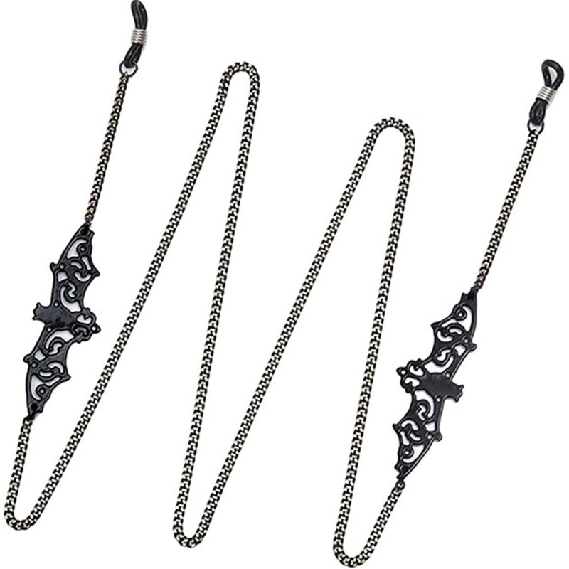 1-10PCS Gothic Bat Eyeglass Ch - огляд і ціна Sunglass Retainer Cord
