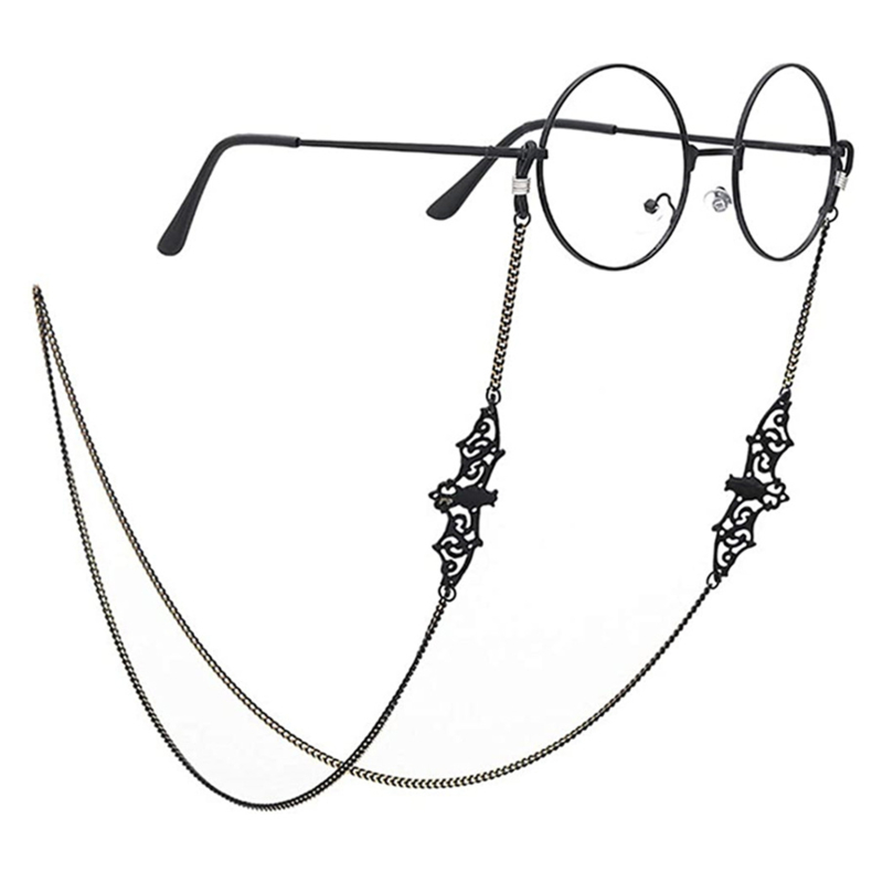 1-10PCS Gothic Bat Eyeglass Ch - огляд і ціна Sunglass Retainer Cord