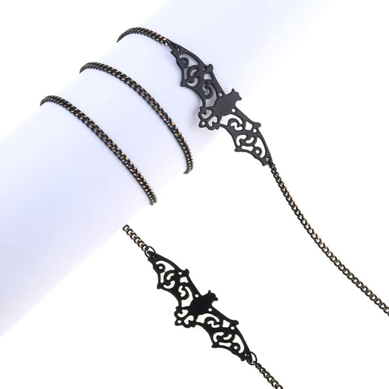 1-10PCS Gothic Bat Eyeglass Ch - огляд і ціна Sunglass Retainer Cord
