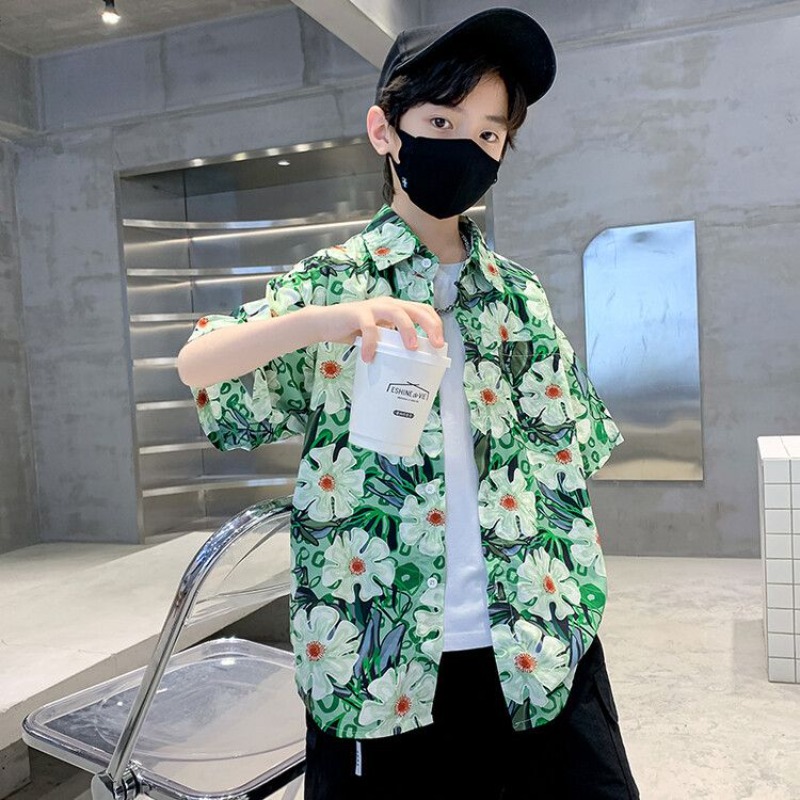 Boys' Floral Shirt Summer Set  - огляд і ціна Resort Shirt Floral
