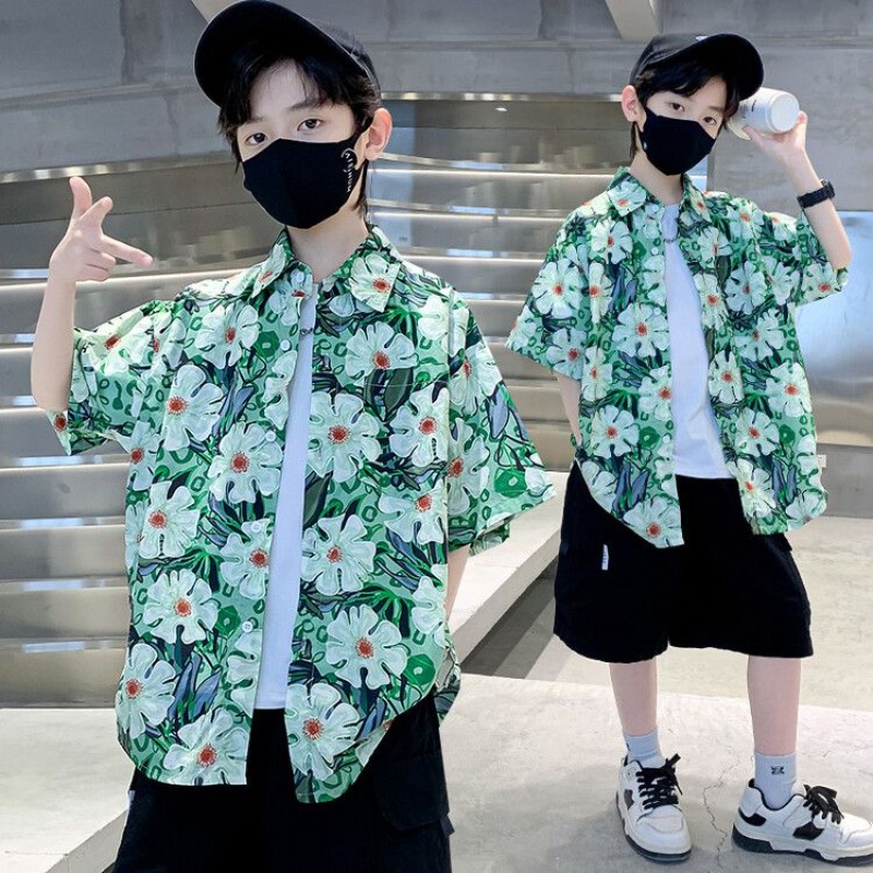 Boys' Floral Shirt Summer Set  - огляд і ціна Resort Shirt Floral
