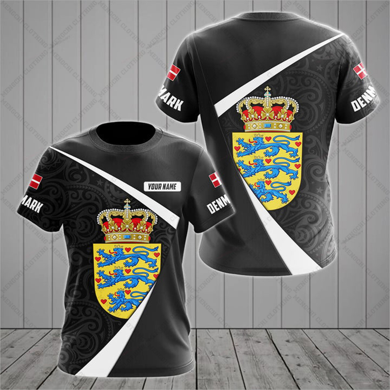Custom Summer Casual Denmark S - огляд і ціна Tee Graphic Print