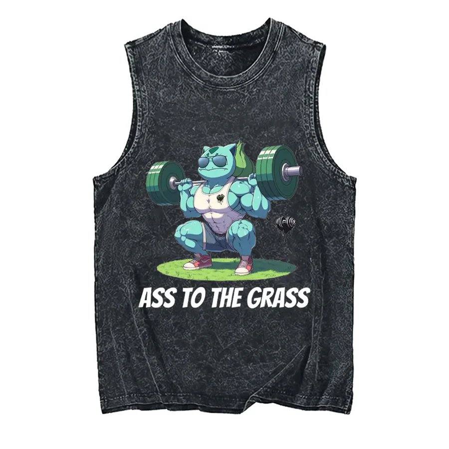 2026 Pokemon Pikachu Acid Wash - огляд і ціна Tank Top Muscle