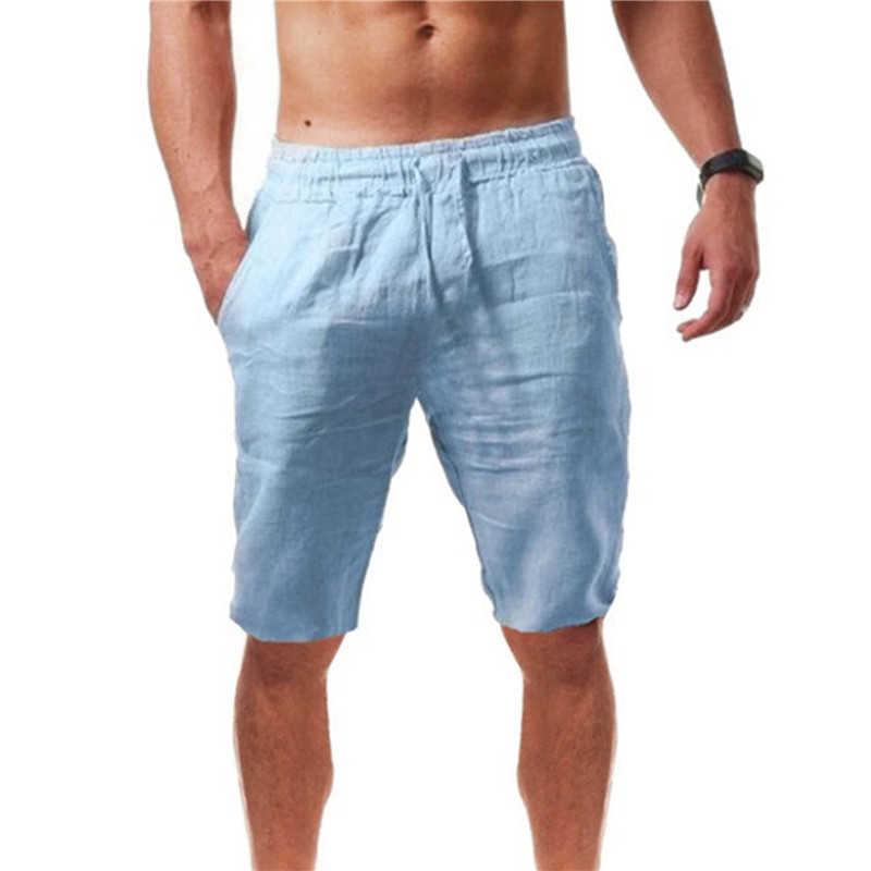 2026 new Men's Cotton Shorts P - огляд і ціна Short Linen Drawstring