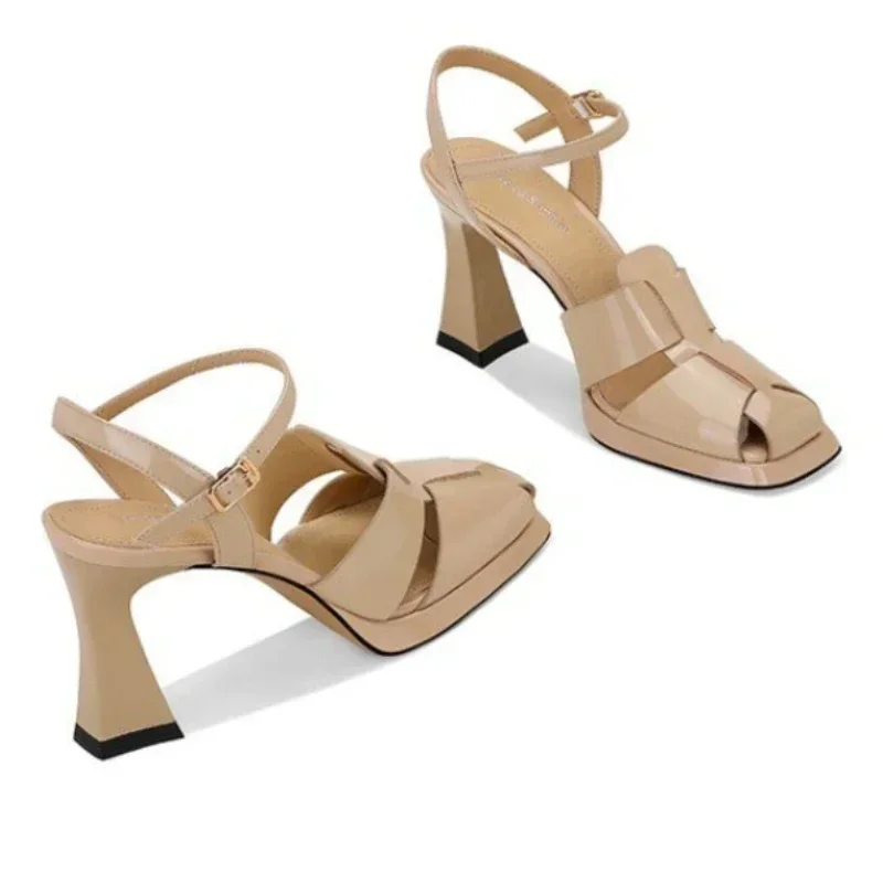Women's High Heel Sandals Fash - огляд і ціна Casual Sandal Leather