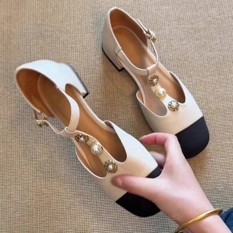 Women Square Toe Heeled Sandal - огляд і ціна Casual Sandal Leather
