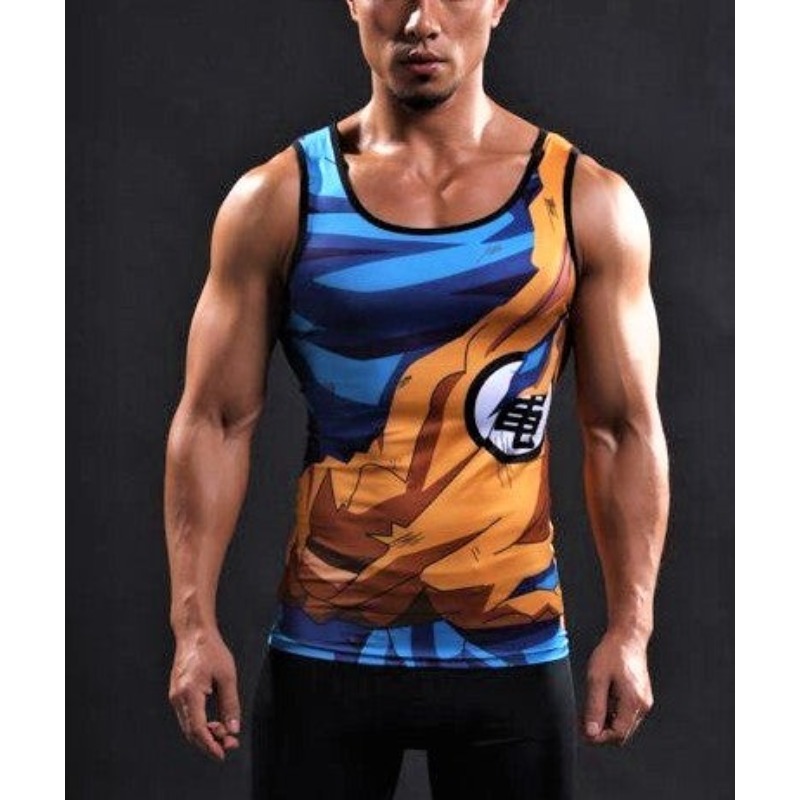 2026Summer Anime Goku Cosplay  - огляд і ціна Tank Top Muscle