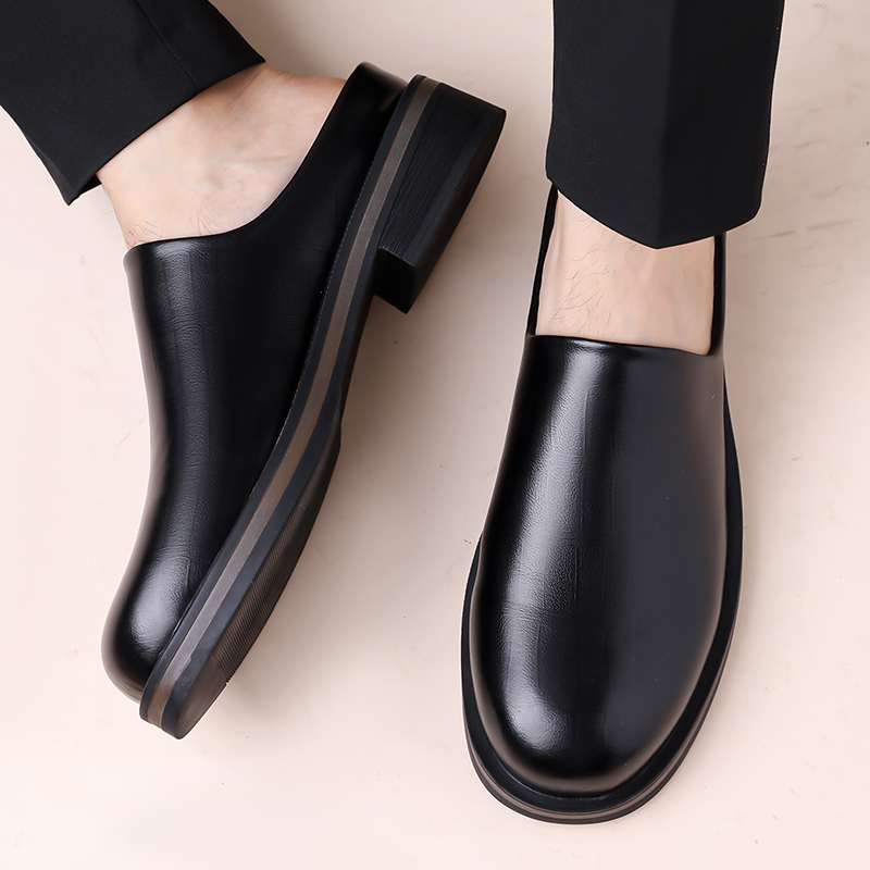 Men Slip-On Half Slippers, Thi - огляд і ціна Flip Flop Leather Men