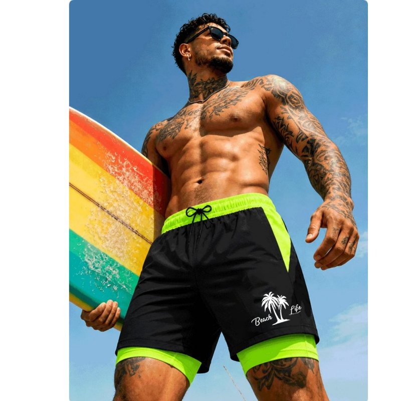 Men'S Swimming Trunks Palm Tre - огляд і ціна Trunks Board Surf