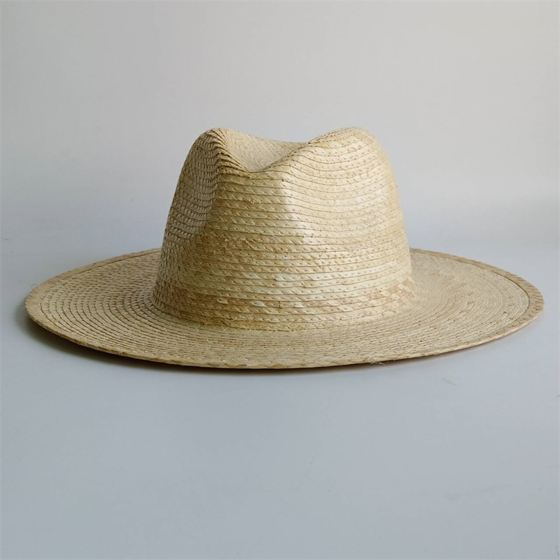Classic natural palm leaf stra - огляд і ціна Bucket Hat Straw