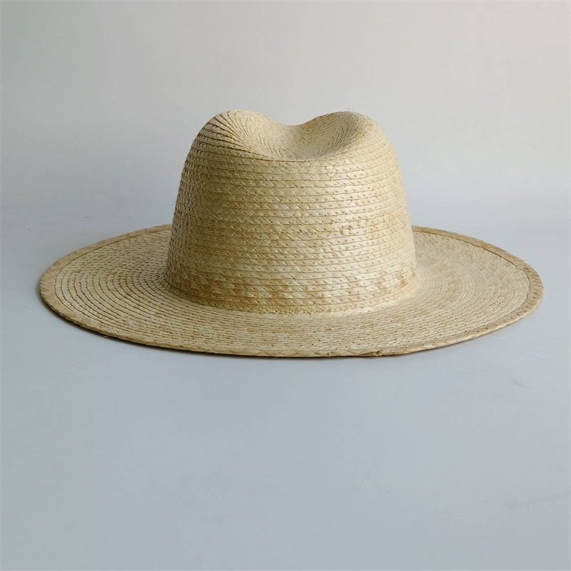 Classic natural palm leaf stra - огляд і ціна Bucket Hat Straw