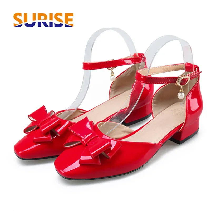 Big Size Women Bowtie Pumps Ro - огляд і ціна Casual Sandal Leather